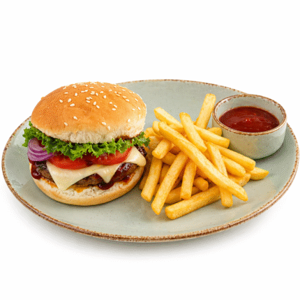 Cheesy Chicken Burger